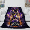 baltimore ravens blankets fleece blankets throw blankets plush blanket v95 baltimore ravens blankets fleece blankets throw blankets plush blanket v95