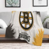 boston bruins blanket sherpa blankets throw blankets plush blanket v15 boston bruins blanket sherpa blankets throw blankets plush blanket v15
