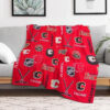 calgary flames blanket fleece blanket throw blanket plush blanket v7 calgary flames blanket fleece blanket throw blanket plush blanket v7