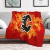 calgary flames blanket sherpa blanket throw blankets plush blankets v33 calgary flames blanket sherpa blanket throw blankets plush blankets v33