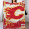 calgary flames blanket sherpa blankets throw blankets plush blanket v34 calgary flames blanket sherpa blankets throw blankets plush blanket v34