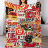 calgary flames blanket sherpa blankets throw blankets plush blanket v68 calgary flames blanket sherpa blankets throw blankets plush blanket v68