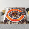 chicago bears blanket fleece blanket throw blankets plush blanket v57 chicago bears blanket fleece blanket throw blankets plush blanket v57