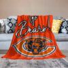 chicago bears blanket fleece blankets throw blankets plush blanket v12 chicago bears blanket fleece blankets throw blankets plush blanket v12