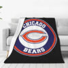 chicago bears blanket sherpa blankets throw blankets plush blanket v41 chicago bears blanket sherpa blankets throw blankets plush blanket v41