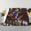chicago bears blanket sherpa blankets throw plush blanket v45 chicago bears blanket sherpa blankets throw plush blanket v45