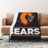 chicago bears blankets sherpa blankets throw blanket plush blanket v31 chicago bears blankets sherpa blankets throw blanket plush blanket v31