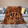 cincinnati bengals blanket fleece blankets throw plush blanket v12 cincinnati bengals blanket fleece blankets throw plush blanket v12