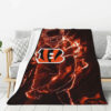 cincinnati bengals blankets sherpa blankets throw plush blankets v19 cincinnati bengals blankets sherpa blankets throw plush blankets v19