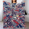 columbus blue jackets blanket sherpa blanket throw blankets plush blanket v16 columbus blue jackets blanket sherpa blanket throw blankets plush blanket v16