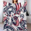 columbus blue jackets blanket sherpa blankets throw blanket plush blankets v17 columbus blue jackets blanket sherpa blankets throw blanket plush blankets v17