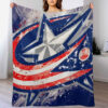 columbus blue jackets blankets sherpa blankets throw plush blankets v2 columbus blue jackets blankets sherpa blankets throw plush blankets v2