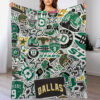 dallas stars blanket sherpa blankets throw blankets plush blanket v19 dallas stars blanket sherpa blankets throw blankets plush blanket v19