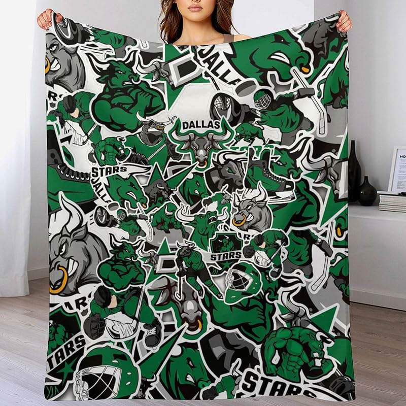 dallas-stars-blankets-fleece-blanket-throw-plush-blankets-v25 dallas stars blankets fleece blanket throw plush blankets v25