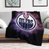 edmonton oilers blanket sherpa blanket throw plush blanket v19 edmonton oilers blanket sherpa blanket throw plush blanket v19
