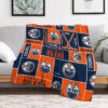 edmonton oilers blanket sherpa blankets throw blankets plush blanket v132 edmonton oilers blanket sherpa blankets throw blankets plush blanket v132