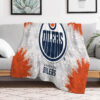 edmonton oilers blankets fleece blankets throw blankets plush blankets v126 edmonton oilers blankets fleece blankets throw blankets plush blankets v126