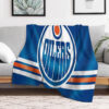 edmonton oilers blankets fleece blankets throw plush blanket v15 edmonton oilers blankets fleece blankets throw plush blanket v15
