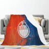 edmonton oilers blankets fleece blankets throw plush blanket v81 edmonton oilers blankets fleece blankets throw plush blanket v81