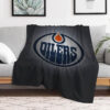 edmonton oilers blankets sherpa blanket throw blankets plush blanket v5 edmonton oilers blankets sherpa blanket throw blankets plush blanket v5