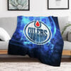 edmonton oilers blankets sherpa blankets throw plush blankets v52 edmonton oilers blankets sherpa blankets throw plush blankets v52