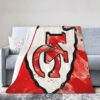 kansas city chiefs blanket sherpa blankets throw plush blanket v40 kansas city chiefs blanket sherpa blankets throw plush blanket v40