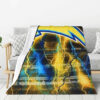 los angeles chargers blanket fleece blanket throw blanket plush blanket v18 los angeles chargers blanket fleece blanket throw blanket plush blanket v18