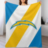 los angeles chargers blanket fleece blanket throw blankets plush blanket v9 los angeles chargers blanket fleece blanket throw blankets plush blanket v9