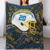 los angeles chargers blankets fleece blanket throw blankets plush blanket v7 los angeles chargers blankets fleece blanket throw blankets plush blanket v7