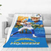 los angeles chargers blankets fleece blankets throw plush blanket v4 los angeles chargers blankets fleece blankets throw plush blanket v4