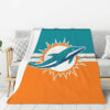 miami dolphins blanket fleece blanket throw blanket plush blankets v17 miami dolphins blanket fleece blanket throw blanket plush blankets v17