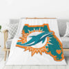 miami dolphins blanket sherpa blankets throw blanket plush blankets v27 miami dolphins blanket sherpa blankets throw blanket plush blankets v27