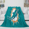 miami dolphins blanket sherpa blankets throw plush blankets v80 miami dolphins blanket sherpa blankets throw plush blankets v80
