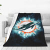 miami dolphins blankets fleece blanket throw blankets plush blanket v71 miami dolphins blankets fleece blanket throw blankets plush blanket v71