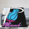 miami heat blanket sherpa blanket throw blankets plush blankets v9 miami heat blanket sherpa blanket throw blankets plush blankets v9