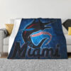 miami marlins blanket fleece blankets throw blankets plush blankets v26 miami marlins blanket fleece blankets throw blankets plush blankets v26