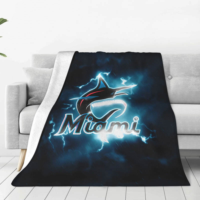miami-marlins-blanket-sherpa-blanket-throw-blankets-plush-blankets-v25 miami marlins blanket sherpa blanket throw blankets plush blankets v25