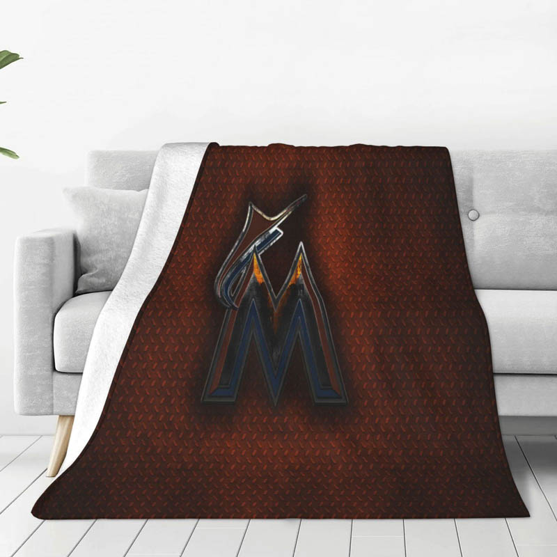 miami-marlins-blanket-sherpa-blanket-throw-plush-blanket-v4 miami marlins blanket sherpa blanket throw plush blanket v4