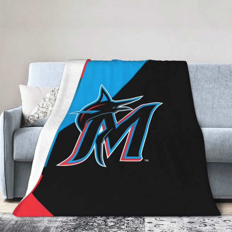 miami-marlins-blanket-sherpa-blankets-throw-blankets-plush-blanket-v3 miami marlins blanket sherpa blankets throw blankets plush blanket v3
