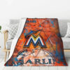 miami marlins blankets fleece blanket throw plush blankets v23 miami marlins blankets fleece blanket throw plush blankets v23