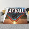 miami marlins blankets sherpa blanket throw blankets plush blankets v5 miami marlins blankets sherpa blanket throw blankets plush blankets v5