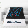 miami marlins blankets sherpa blankets throw plush blankets v37 miami marlins blankets sherpa blankets throw plush blankets v37