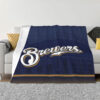 milwaukee brewers blanket fleece blanket throw plush blanket v26 milwaukee brewers blanket fleece blanket throw plush blanket v26