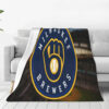 milwaukee brewers blanket fleece blankets throw blanket plush blanket v3 milwaukee brewers blanket fleece blankets throw blanket plush blanket v3