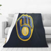 milwaukee brewers blanket fleece blankets throw blanket plush blanket v5 milwaukee brewers blanket fleece blankets throw blanket plush blanket v5