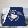 milwaukee brewers blanket sherpa blankets throw blanket plush blanket v20 milwaukee brewers blanket sherpa blankets throw blanket plush blanket v20