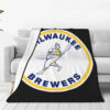 milwaukee brewers blankets fleece blanket throw blanket plush blanket v6 milwaukee brewers blankets fleece blanket throw blanket plush blanket v6