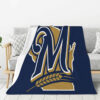 milwaukee brewers blankets sherpa blankets throw plush blanket v16 milwaukee brewers blankets sherpa blankets throw plush blanket v16