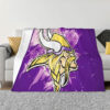 minnesota vikings blanket fleece blanket throw blankets plush blanket v29 minnesota vikings blanket fleece blanket throw blankets plush blanket v29