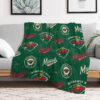 minnesota wild blanket fleece blankets throw plush blanket v18 minnesota wild blanket fleece blankets throw plush blanket v18